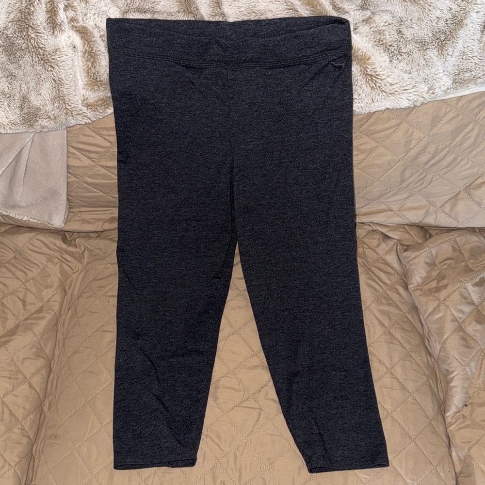 Dark Grey PINK quarter length leggings